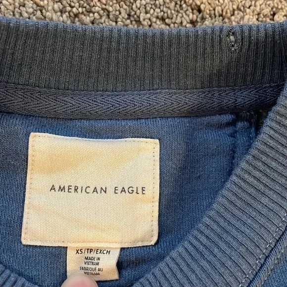 American eagle floral skeleton sweat shirt size XS - Picture 2 of 3